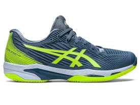 Asics Solution Speed FF 2 Clay Mens Steel Blue/Hazard Green