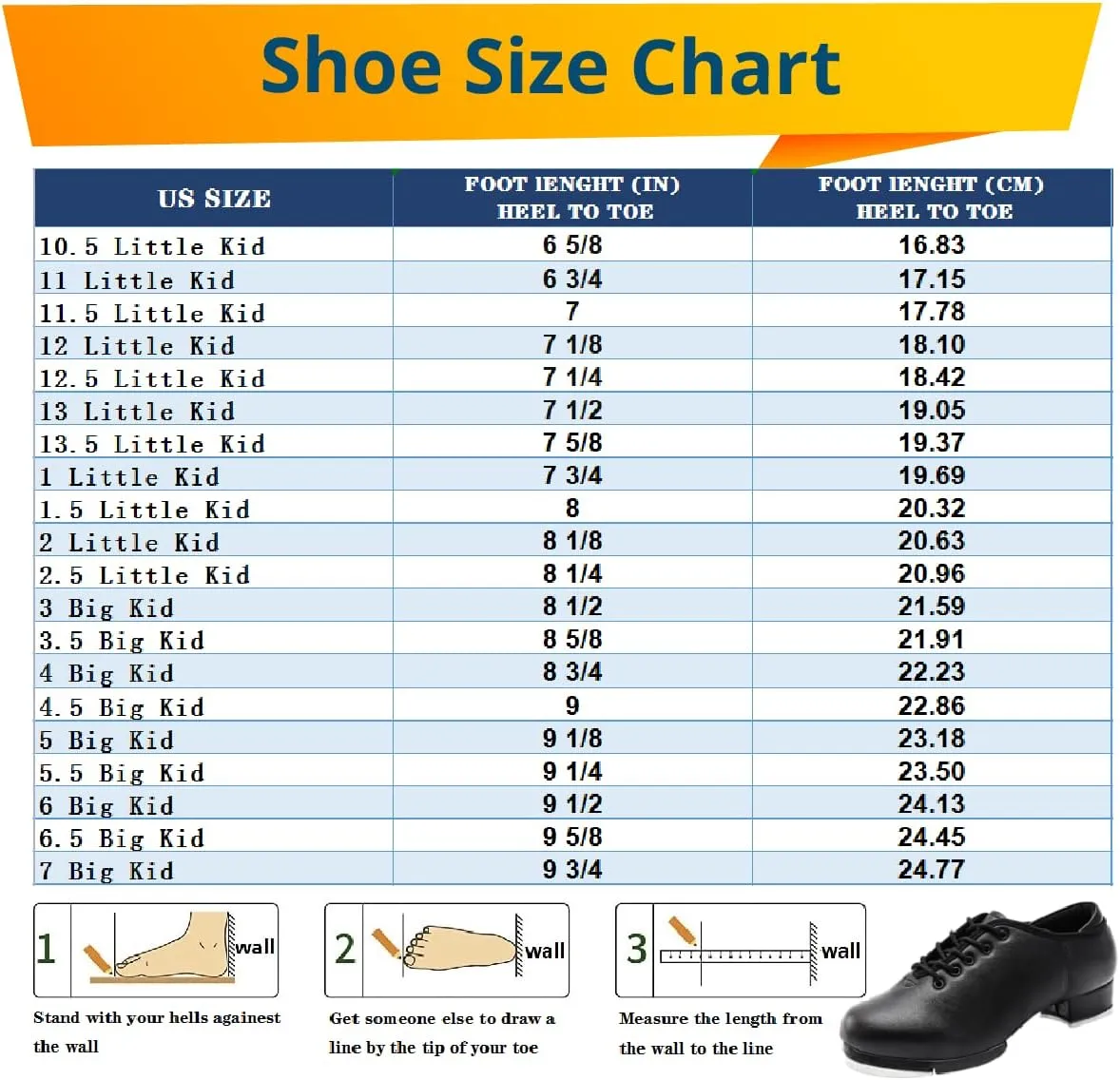 Child Tap Shoes Split Sole Unisex Dance Girls and Boys (Toddler/Little Kid/Big Kid)
