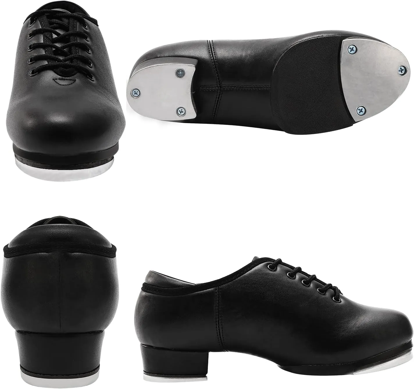 Child Tap Shoes Split Sole Unisex Dance Girls and Boys (Toddler/Little Kid/Big Kid)
