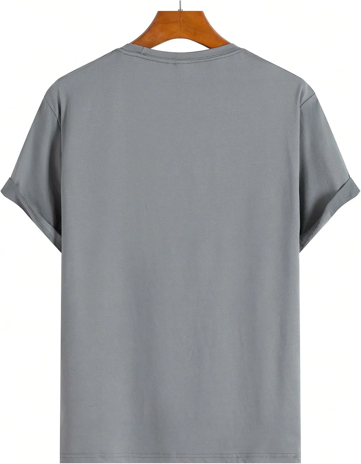 Floerns Men's Cross Print Short Sleeve T Shirt Crewneck Tee Shirts