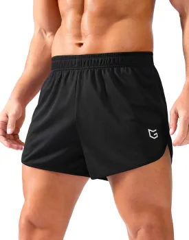 G Gradual Running Shorts for Men 3.5 inch Lightweight Breathable Gym Shorts with Brief Liner Athletic Training Workout Sport