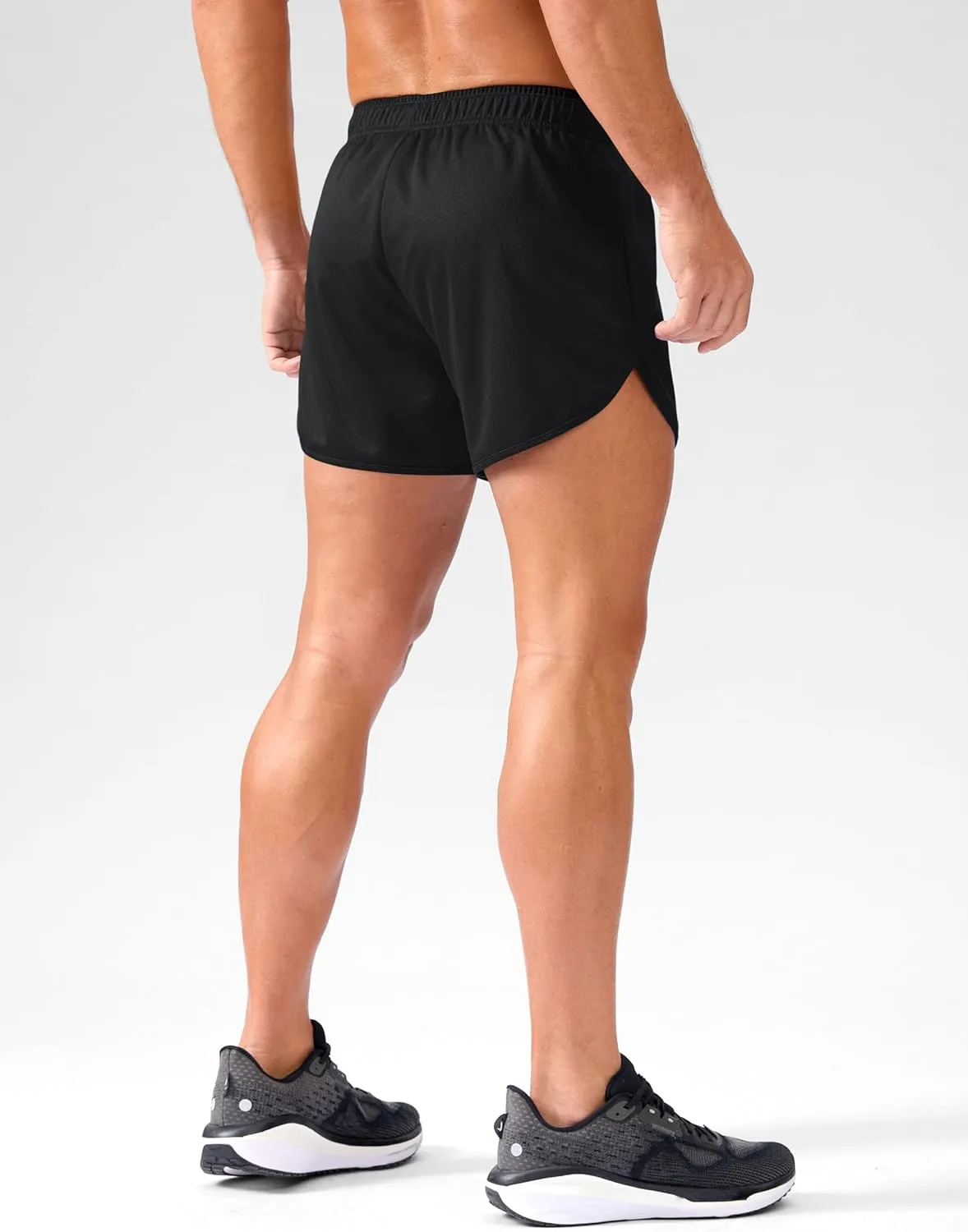 G Gradual Running Shorts for Men 3.5 inch Lightweight Breathable Gym Shorts with Brief Liner Athletic Training Workout Sport