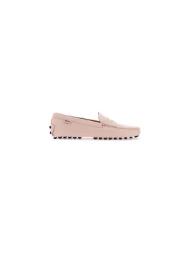 Gommino Crocodile Print Leather Shoes