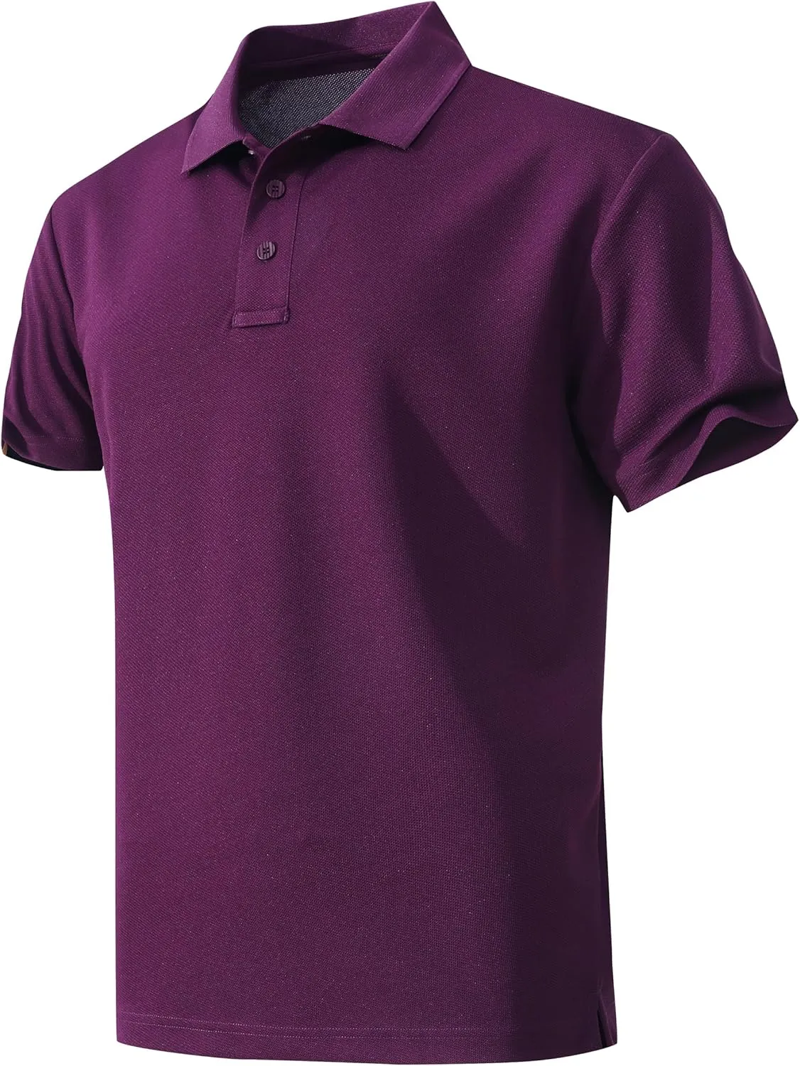 Men's Quick-Dry Active Polo Shirts Short Sleeve Performance for Golf Tennis Daily Casual Collared T-Shirt