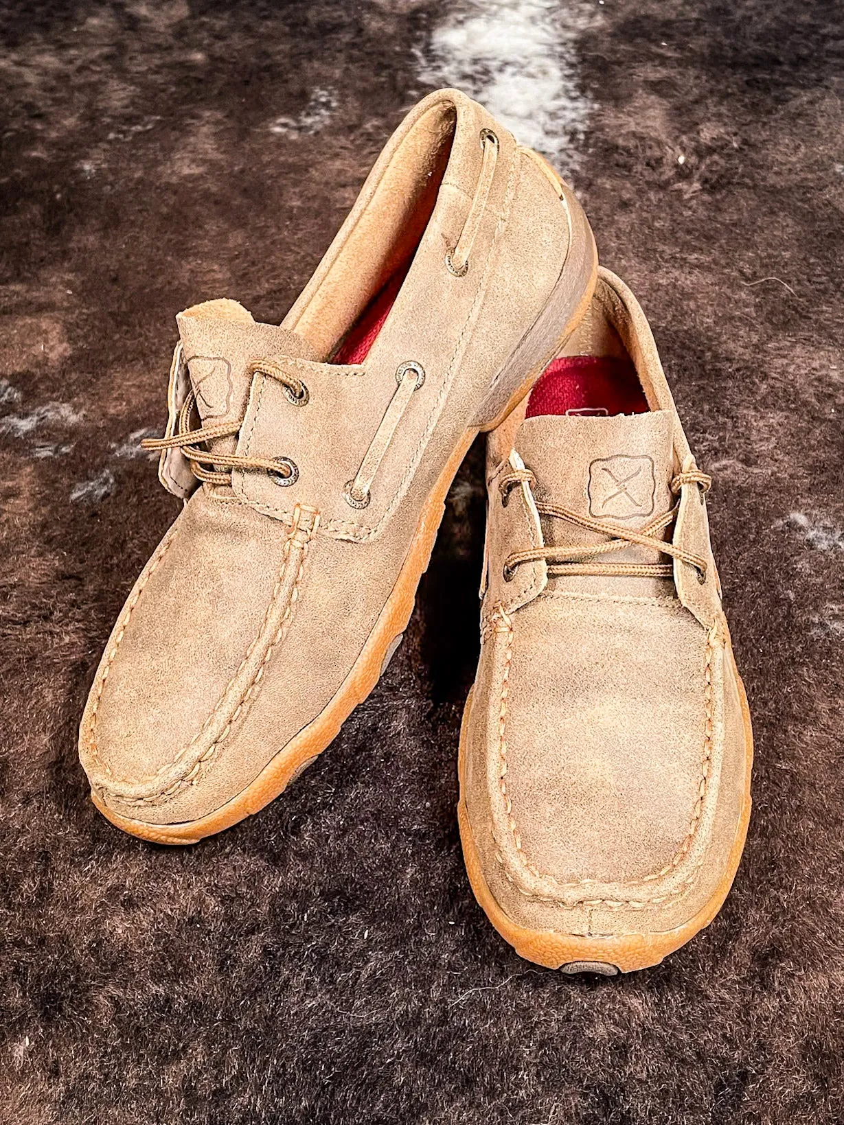Mirin Twisted X Boat Shoe Driving Moc - Bomber