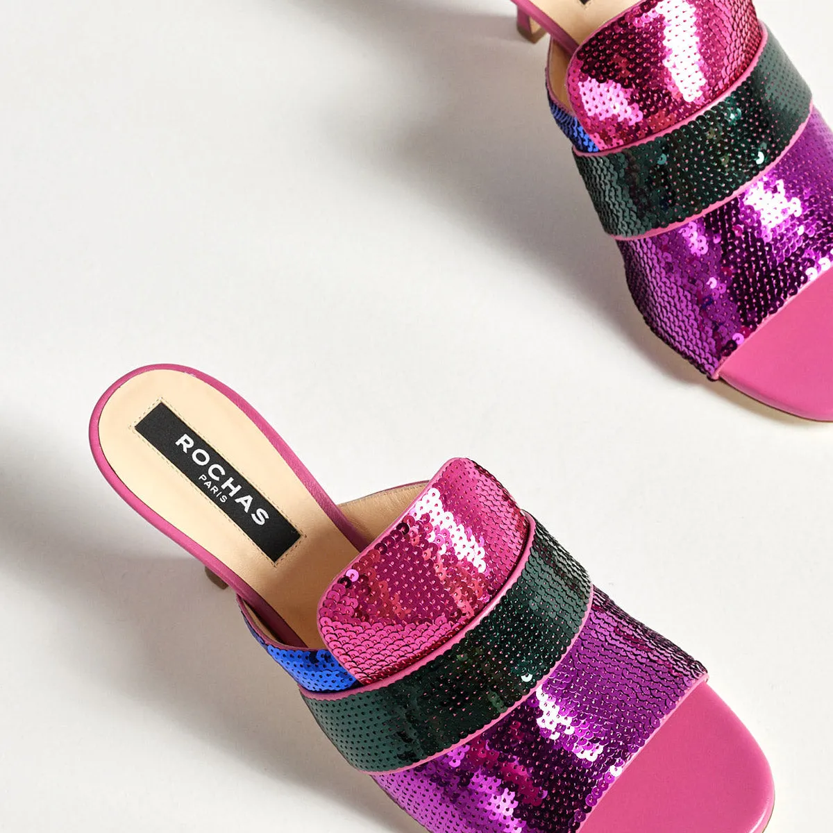 Multi Sequin 65 Mules