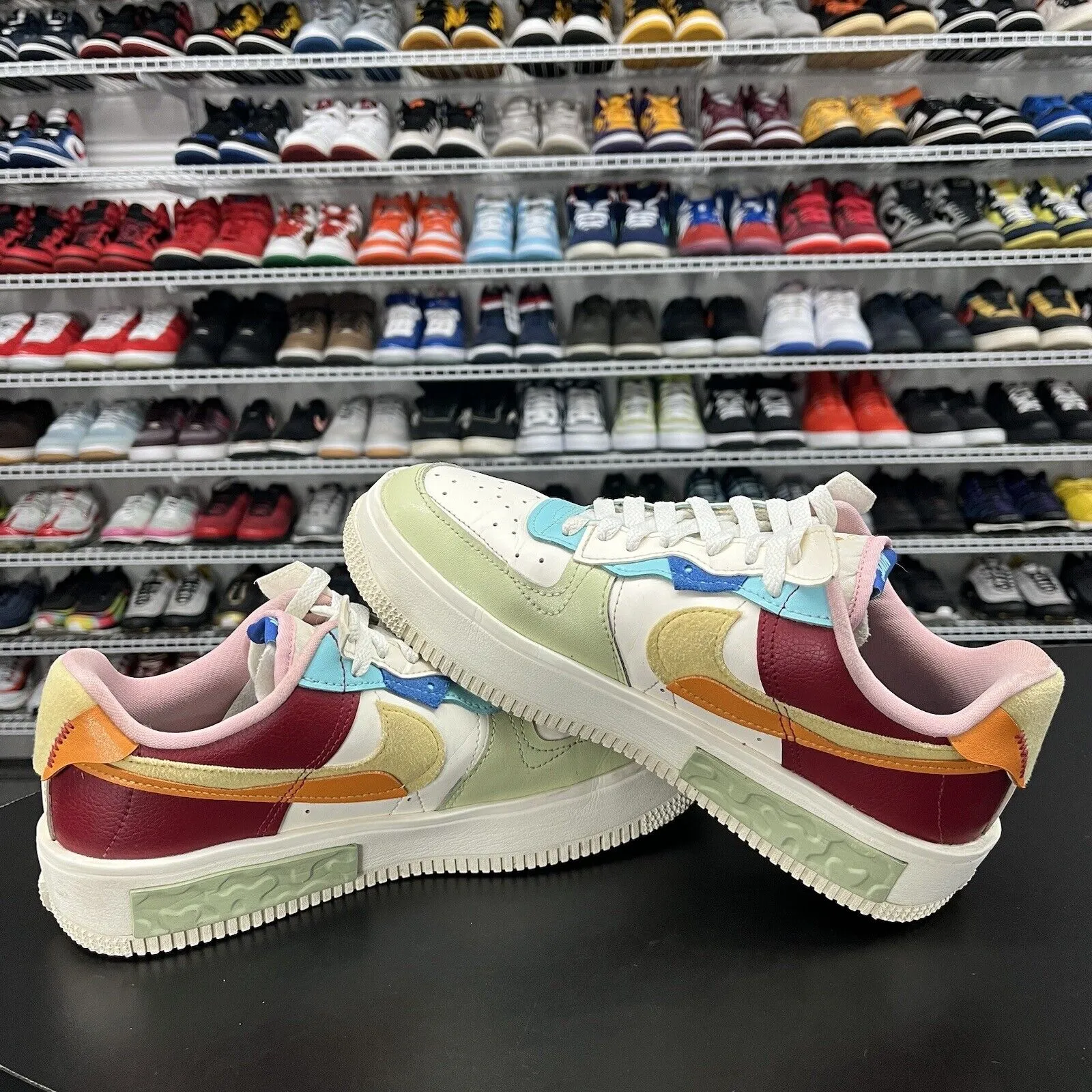 Nike Air Force 1 Fontanka Sail Multi Womans  Shoe DO6719-100 Men's Size 9.5