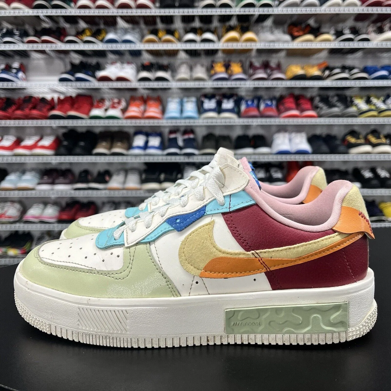 Nike Air Force 1 Fontanka Sail Multi Womans  Shoe DO6719-100 Men's Size 9.5