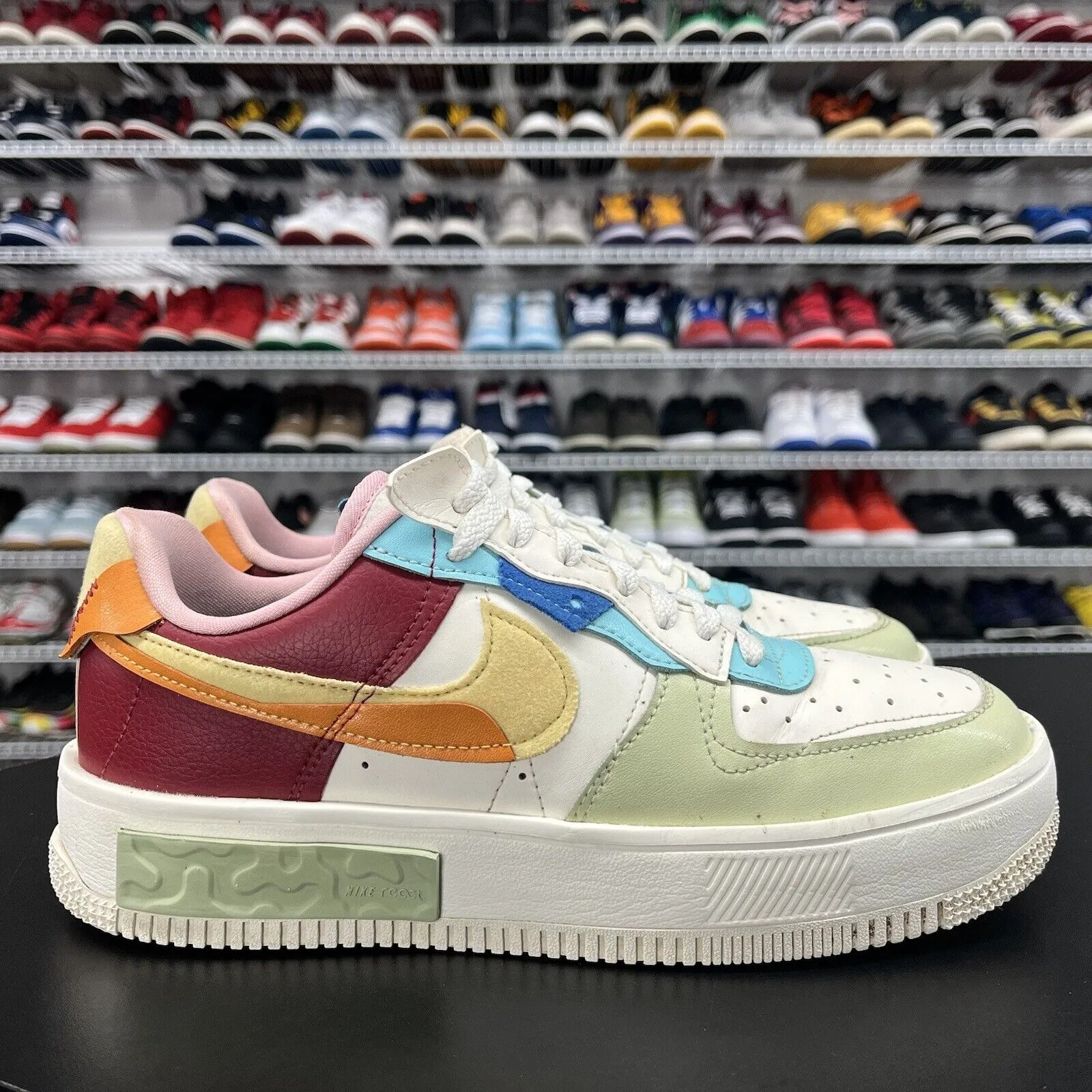 Nike Air Force 1 Fontanka Sail Multi Womans  Shoe DO6719-100 Men's Size 9.5