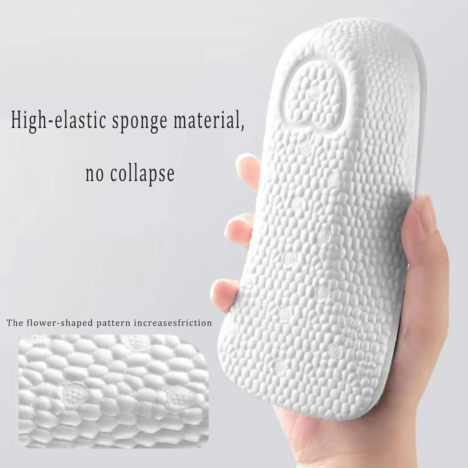 Orthotic High Cushions, Arch Support, Relief Foot Cushions (2 Pairs) (Black, 2.5cm)