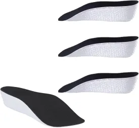 Orthotic High Cushions, Arch Support, Relief Foot Cushions (2 Pairs) (Black, 2.5cm)