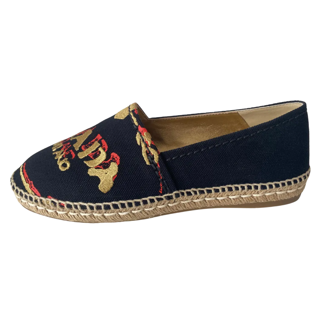 Prada Canapa St. Logo Espadrilles