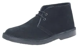 Roamers M400 Black 2 Eyelets Mens Suede Desert Boots