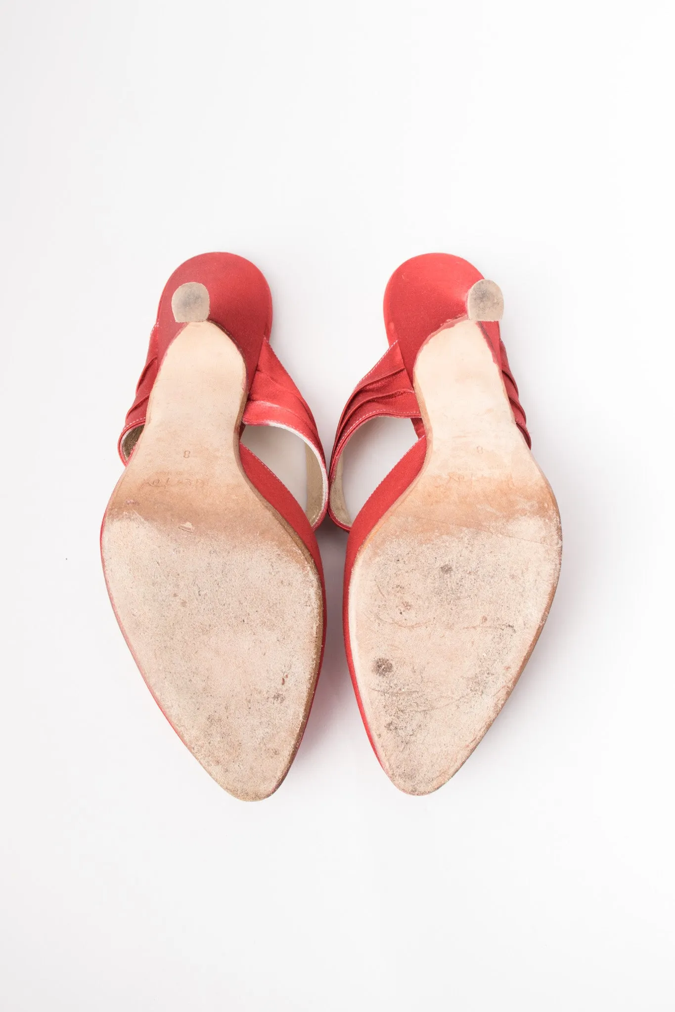Satin Knot Mules
