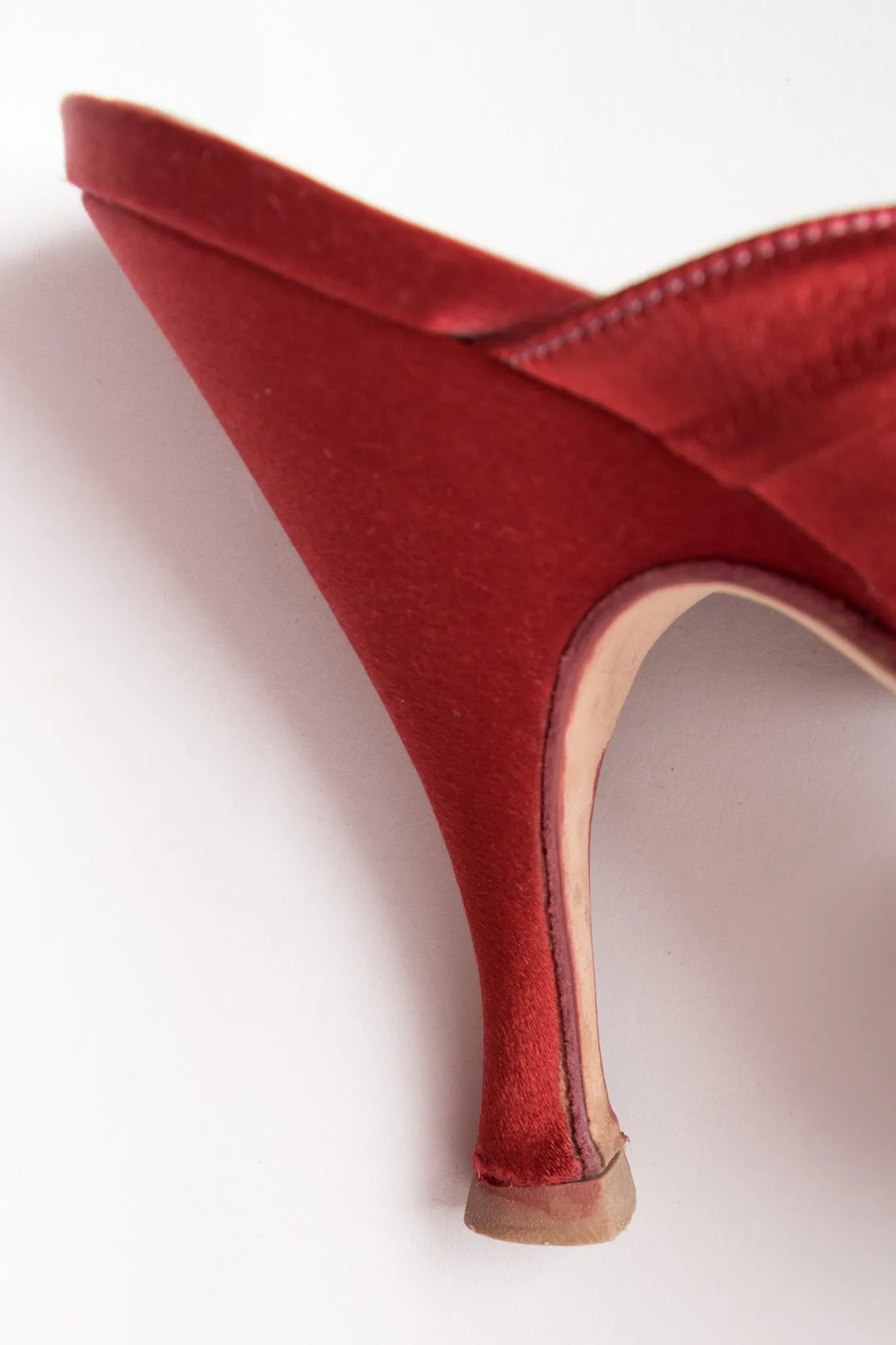 Satin Knot Mules