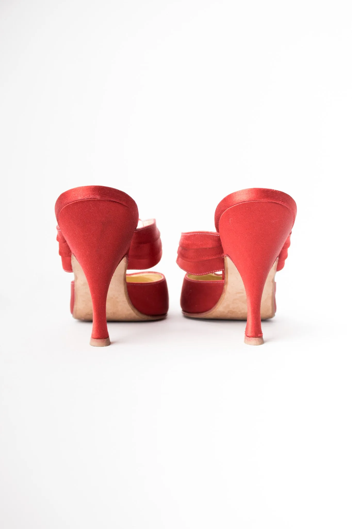 Satin Knot Mules