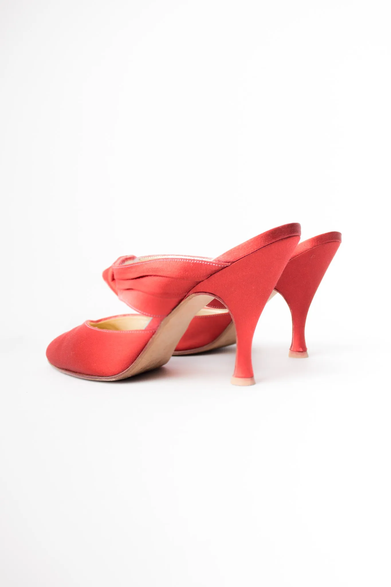Satin Knot Mules