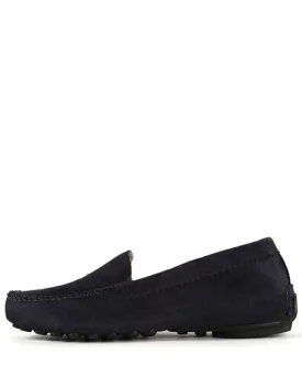 Stella Driving Moccasin | Navy Suede