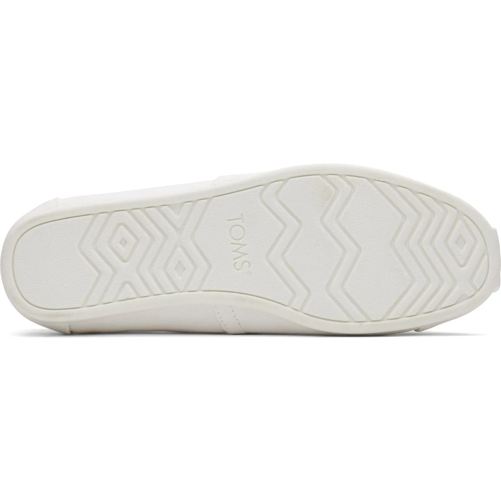 TOMS Alpargata White 100% Cotton Male Slip On Mens Shoes