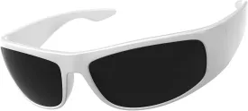WISTON Wrap Around Sunglasses for Men Women Super Dark Blackout Sunglasses for Sensitive Eyes UV400 Protection W8005